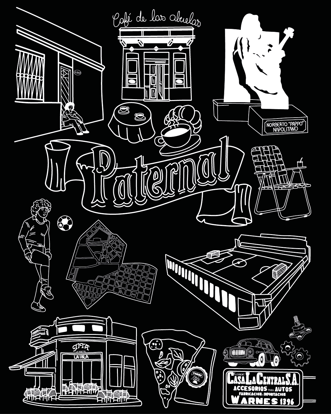 Barrios x Meldelceibo: Paternal | Clásica | Estampa Frontal - Imagen 2