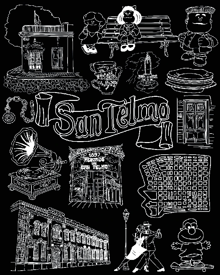 Barrios x Meldelceibo: San Telmo | Remeron Trend | Estampa Espalda - Imagen 2