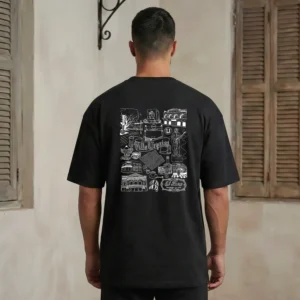 Barrios x Meldelceibo: Villa Urquiza | Oversize | Estampa Espalda