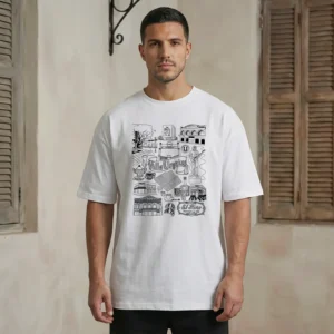 Barrios x Meldelceibo: Villa Urquiza | Oversize | Estampa Frontal