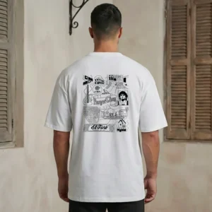 Barrios x Meldelceibo: Parque Chas | Oversize | Estampa Espalda