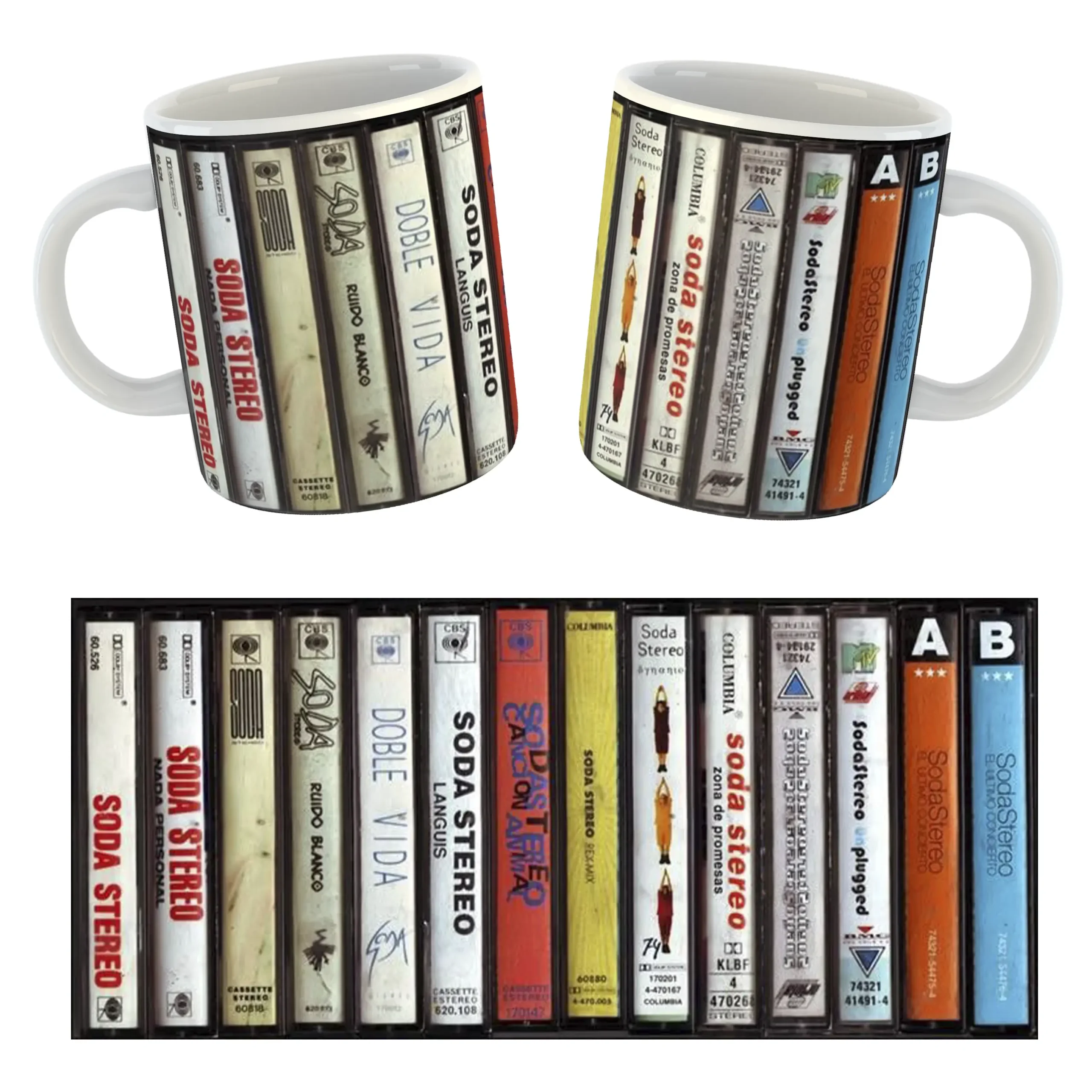 Soda Stereo 01 | Tazas Clásicas y Mágicas