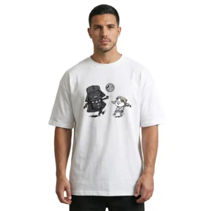 Remera oversize estampada de star wars dibujada por Ferka